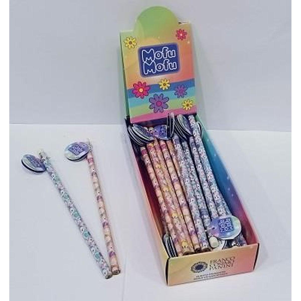 Matita con top in gomma mofumofu