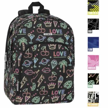 Comix allover zaino organizzato