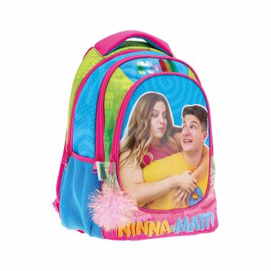 Zaino ovetto con pom pom ninna e matti