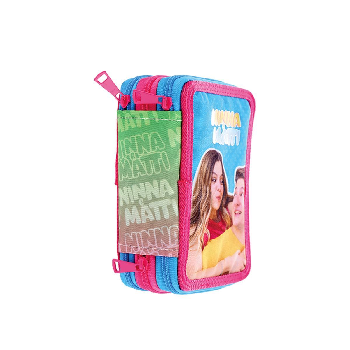 Astuccio 3 zipper - 44 pezzi - ninna e matti