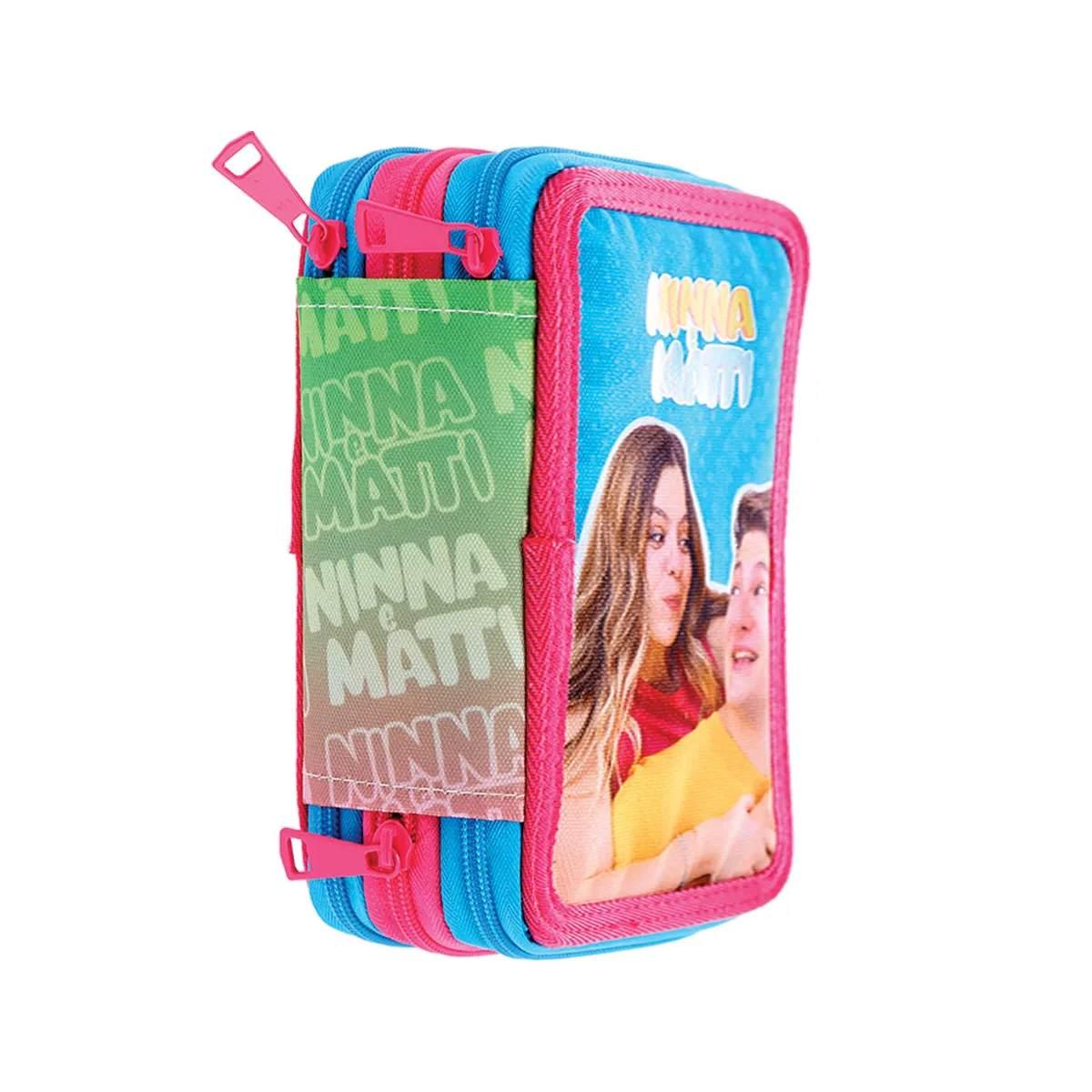 Astuccio 3 zipper - 44 pezzi - ninna e matti