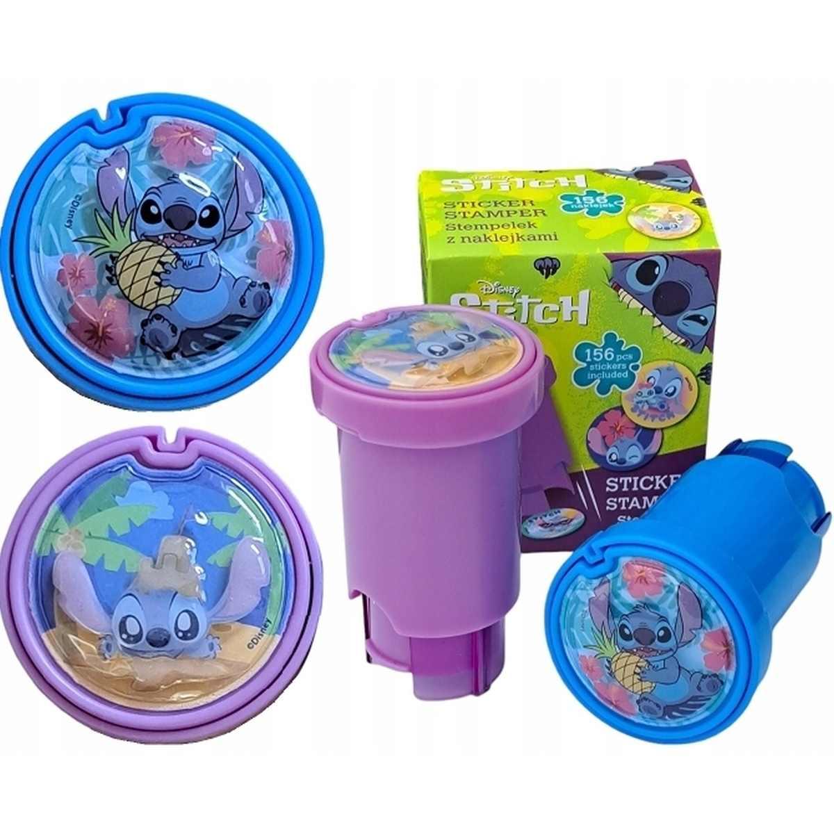 Timbro con adesivo stitch 156 sticker