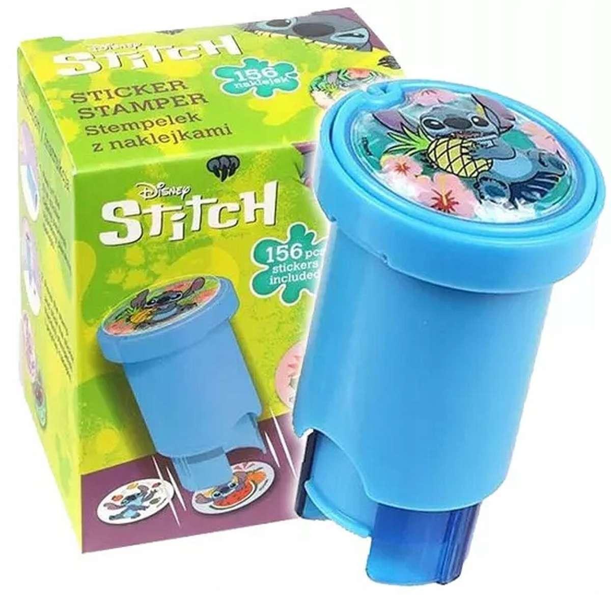 Timbro con adesivo stitch 156 sticker