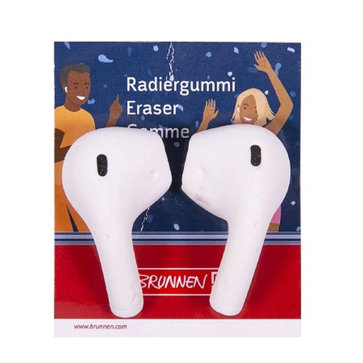 Gomma a forma di ear pod - set 2 pz