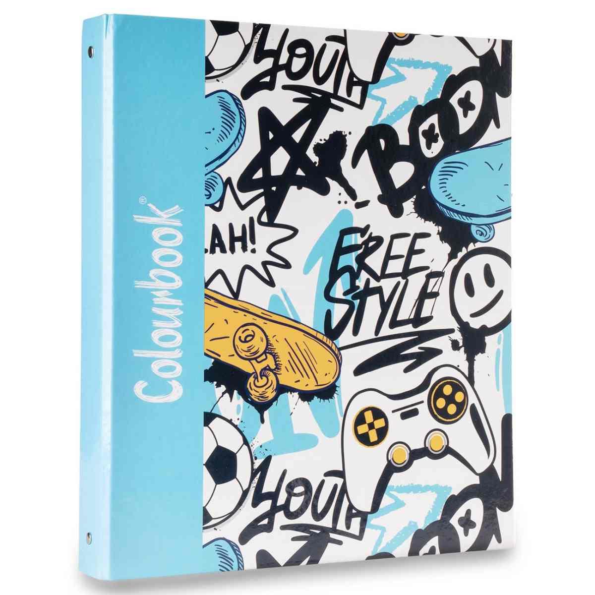 Raccoglitore a4 4 anelli abstract colourbook