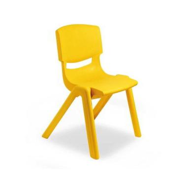 Sedia in materiale acrilico classic - giallo