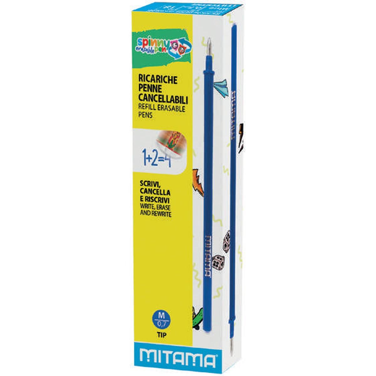 Mitama refill penne cancellabili spinny - 0,7 mm