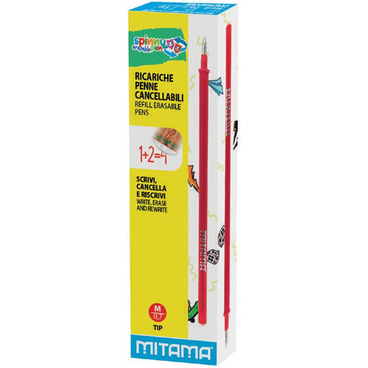 Mitama refill penne cancellabili spinny - 0,7 mm