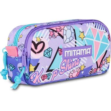 Mitama astuccio 2 zip double diamond