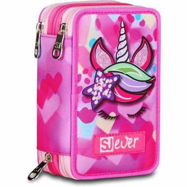 Astuccio 3 zip unicornside girl sj ever