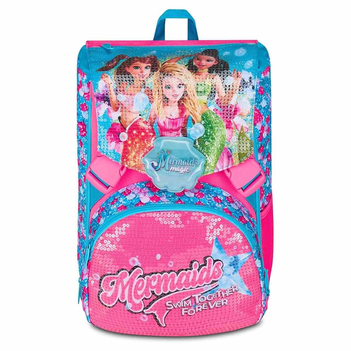 Seven mermaid magic zaino doppio scomparto estensibile