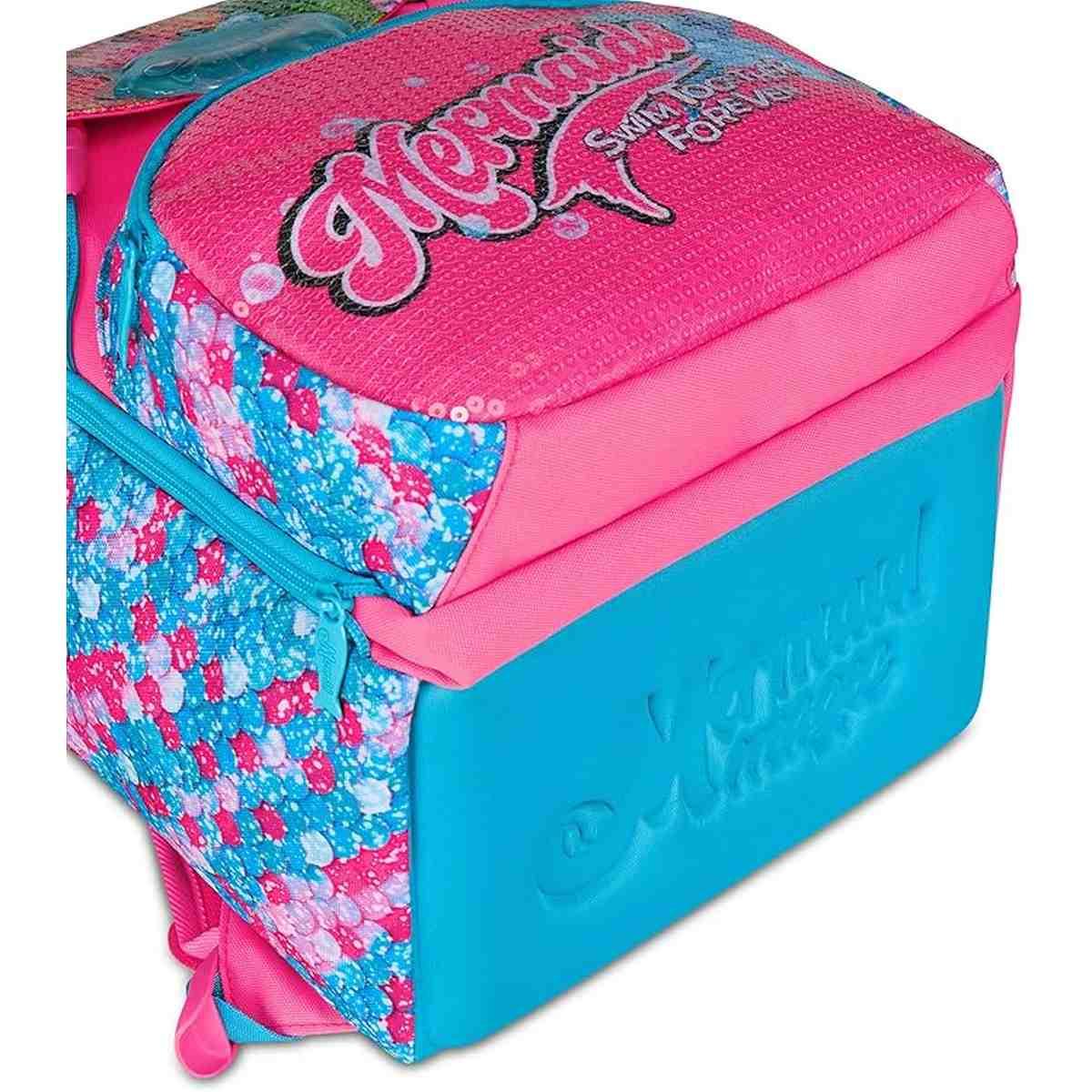 Seven mermaid magic zaino doppio scomparto estensibile