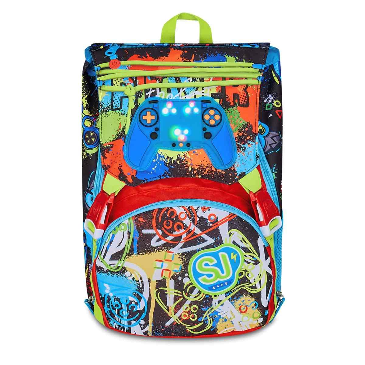 Zaino sj gang estensibile big - game led boy