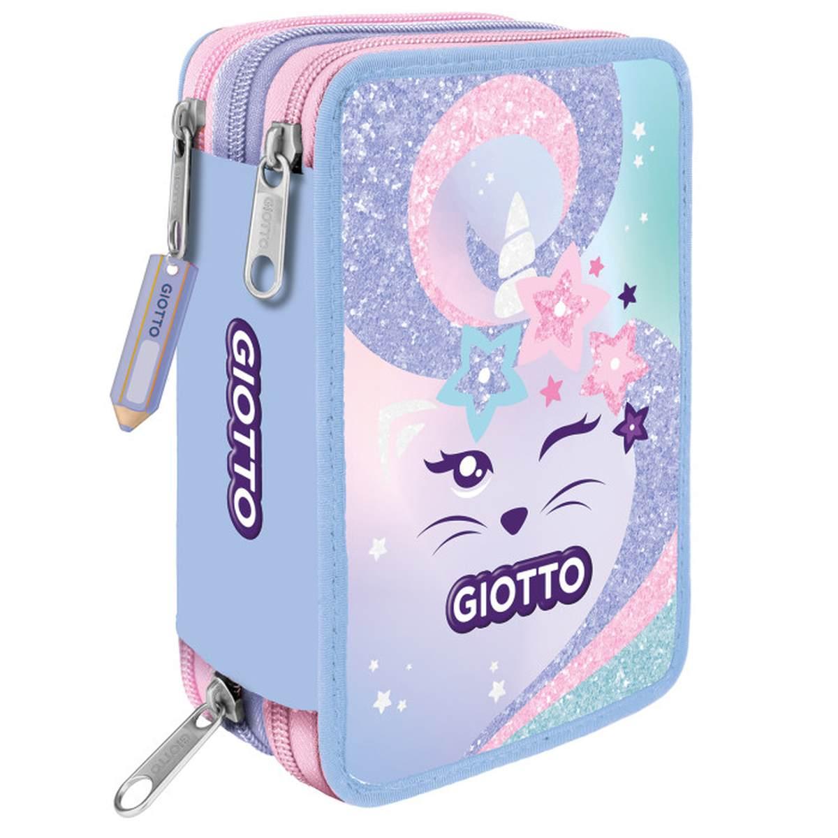 Astuccio 3 zip giotto collezione catty candy