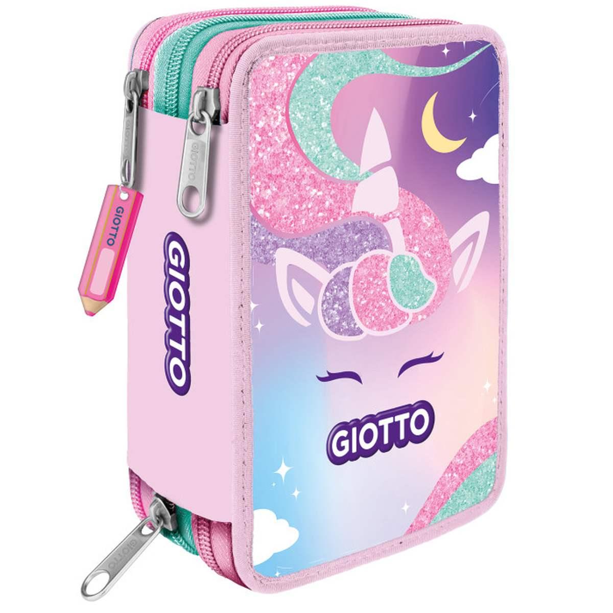 Astuccio 3 zip giotto collezione catty candy