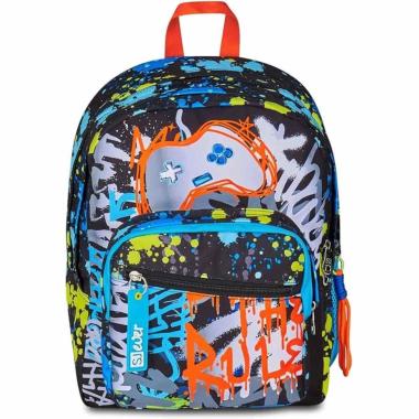 Zaino doppio scomparto sj gang sj ever rules boy