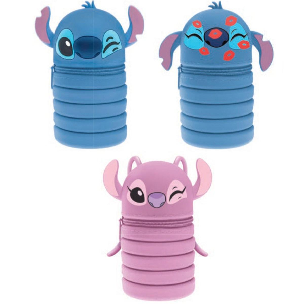 Astuccio bustina estensibile in silicone lilo & stitch