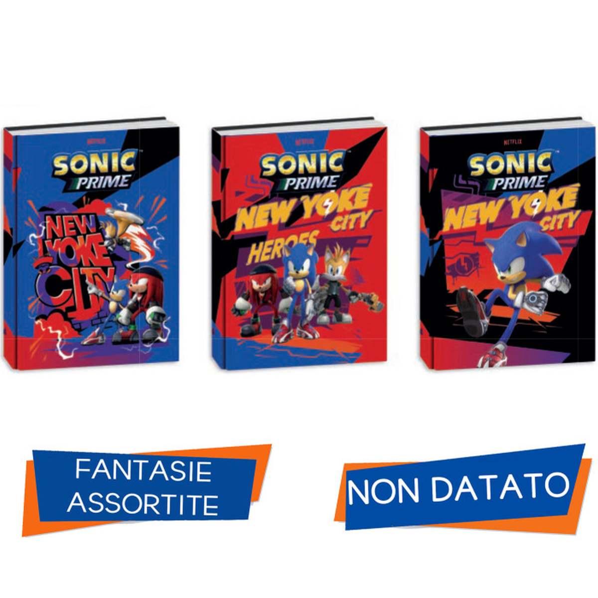 Diario scolastico standard 14,5x20,6 10 mesi sonic prime