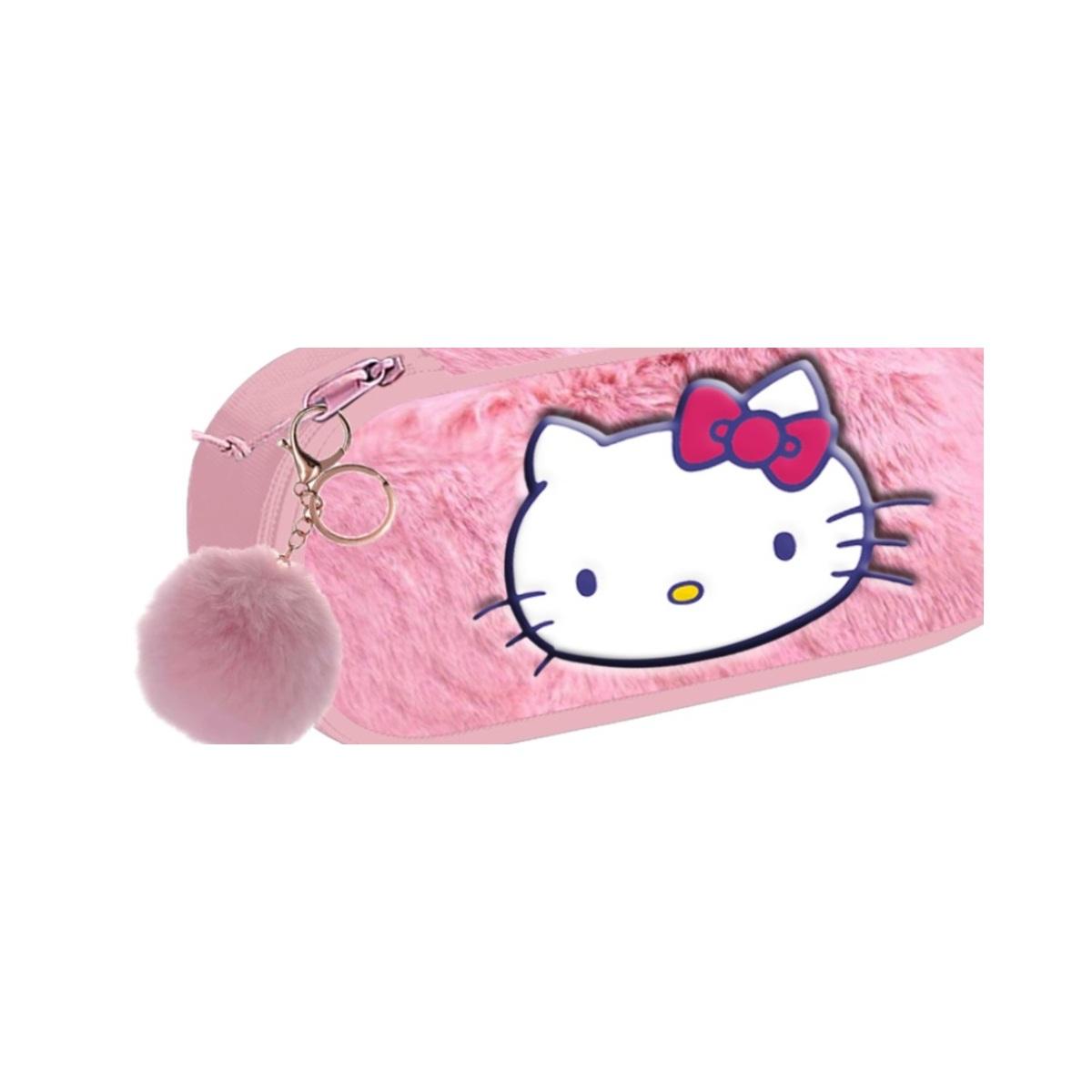 Portafoglio in morbido peluche hello kitty