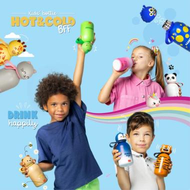 Legami - borraccia termica per bambini - hot&cold bff