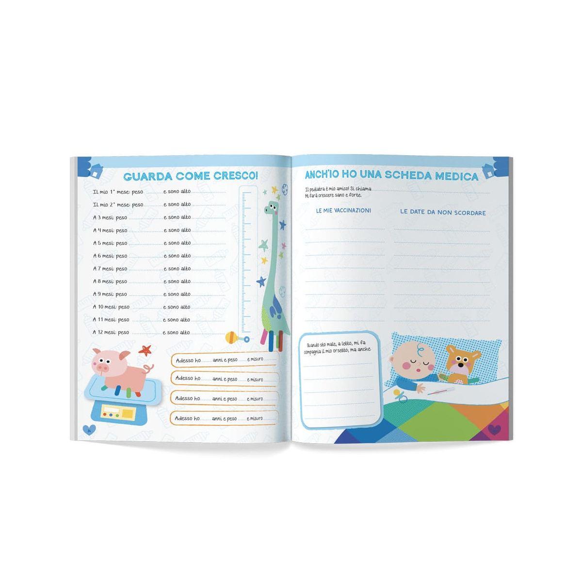 BENVENUTO! IL PRIMO ALBUM DEI RICORDI. EDIZ. ILLUSTRATA. CON QR CODE<br />DI SANTINI GABRIELLA