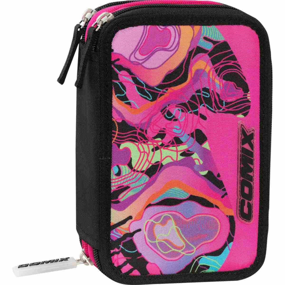 Astuccio 3 zip con corredo wave comix
