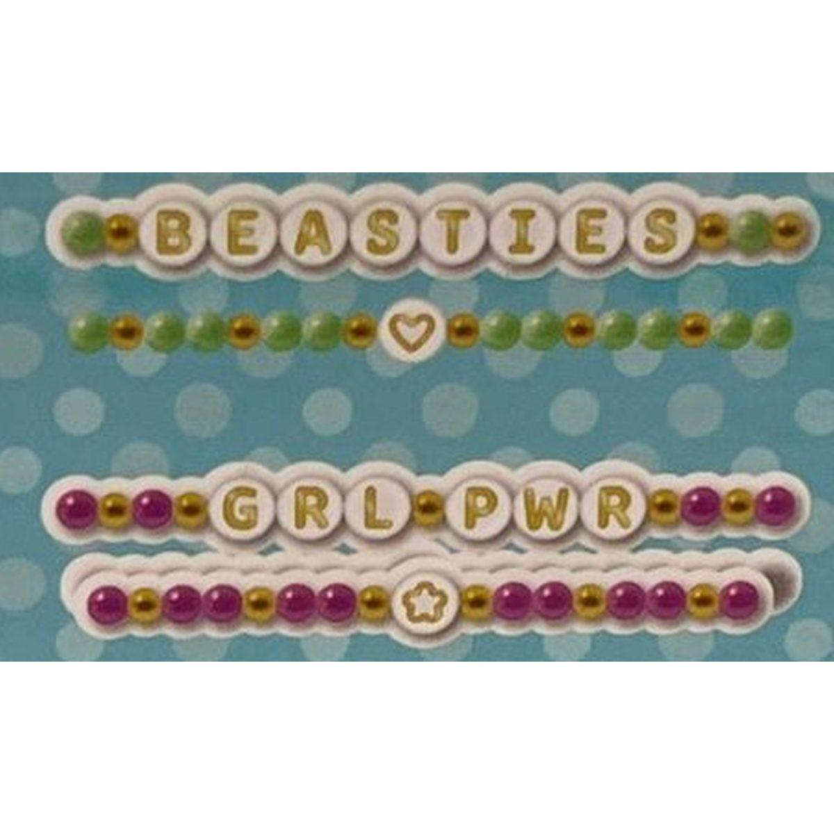 Coppia bracciali in plastica trrtlz blings pop