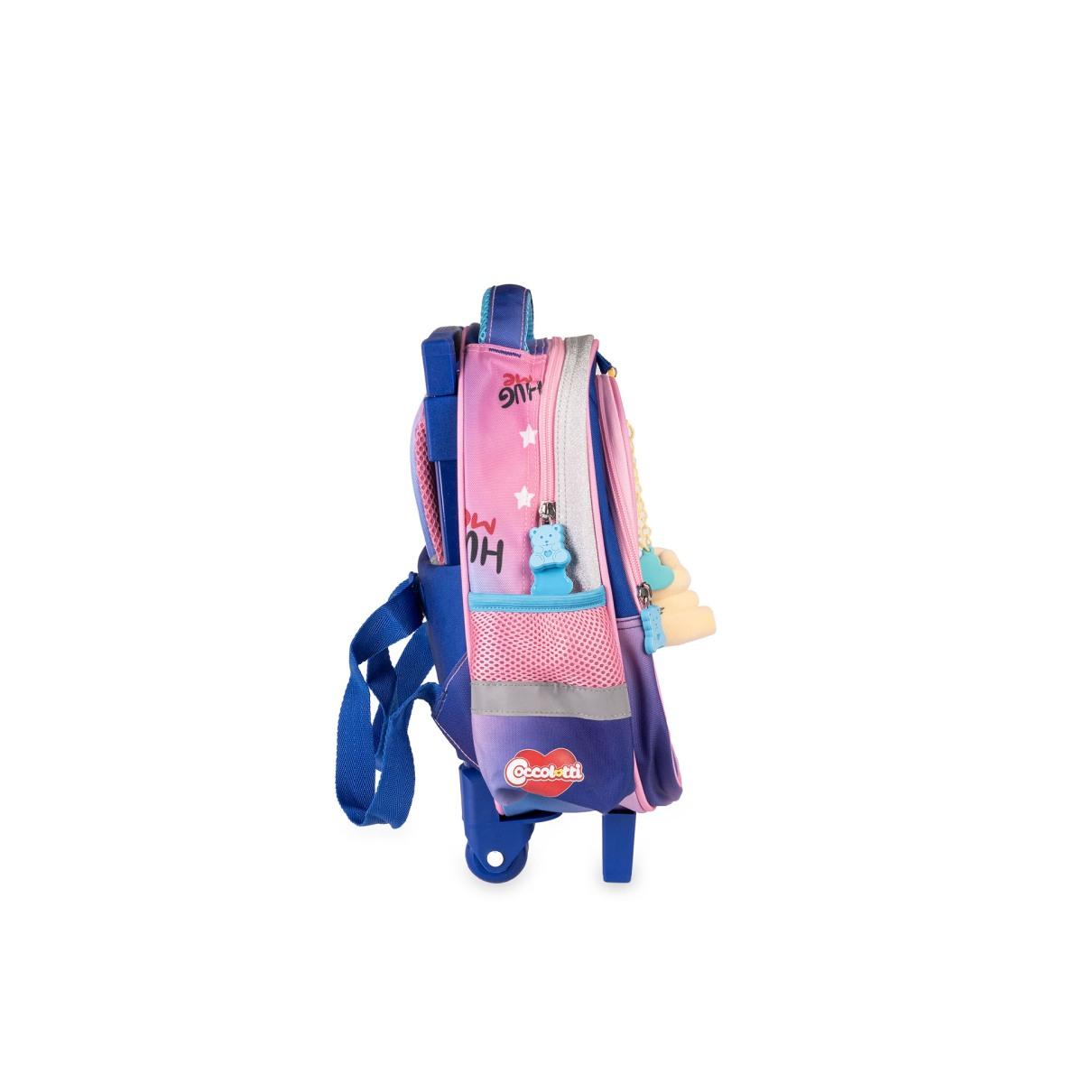 Zaino asilo con trolley coccolotti by colourbook con coccolotto omaggio