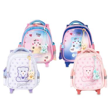 Zaino asilo con trolley coccolotti by colourbook con coccolotto omaggio