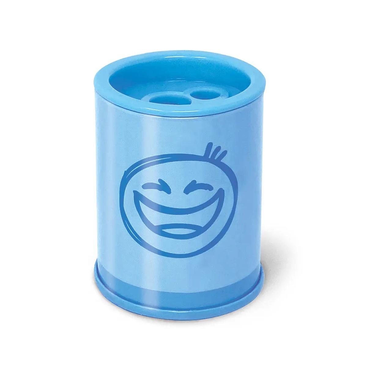 Temperamatite in metallo a fantasia linea pastel con contenitore in metallo