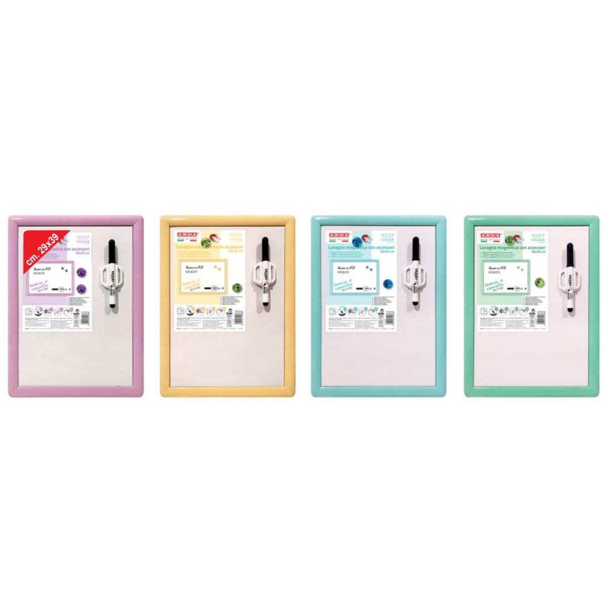 Lavagna magnetica bianca cm 29 x 39 keep colour pastel arda