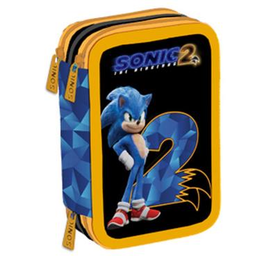 Astuccio 3 zip sonic 2 44 pezzi