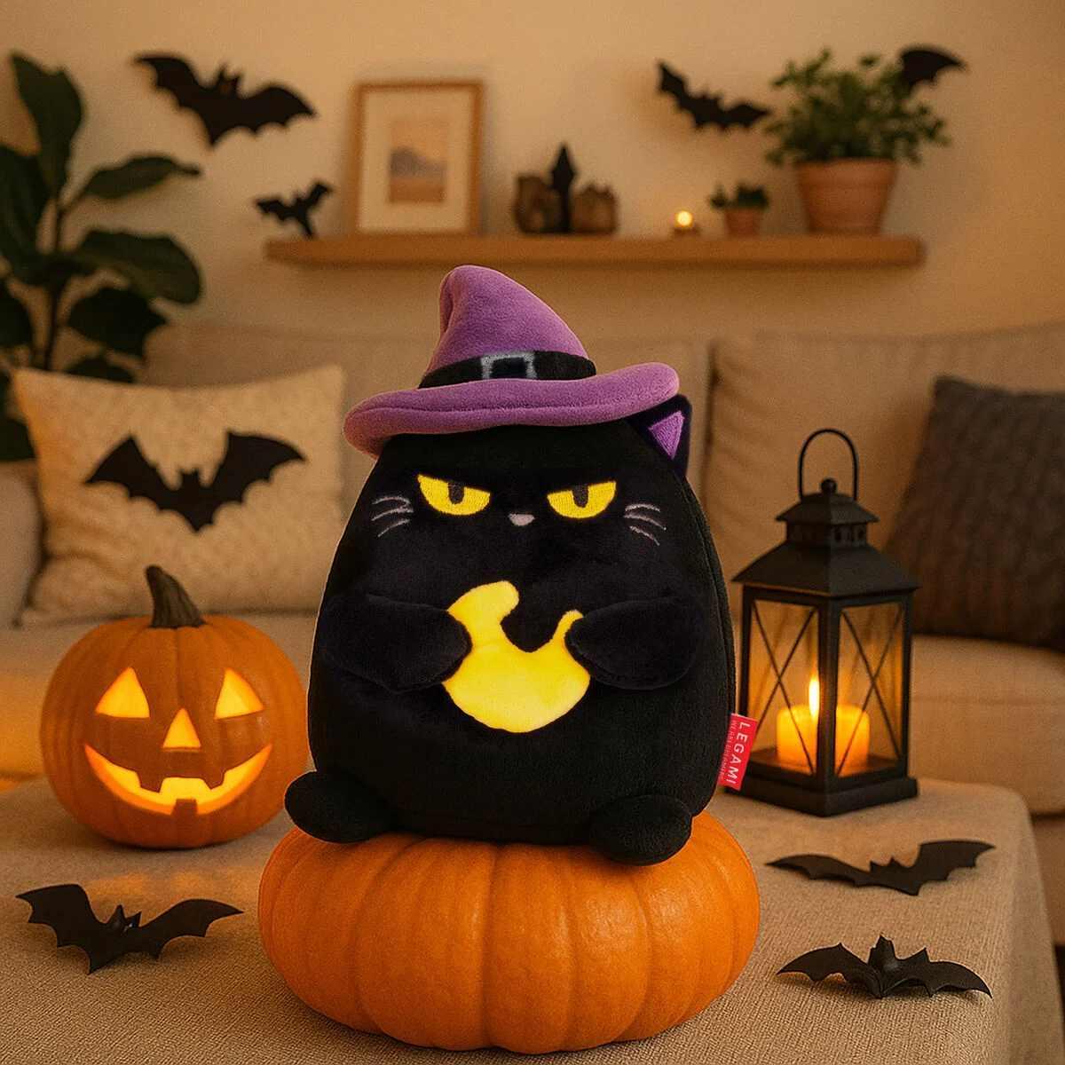 Legami - peluche - halloween - super soft! - mini kitty