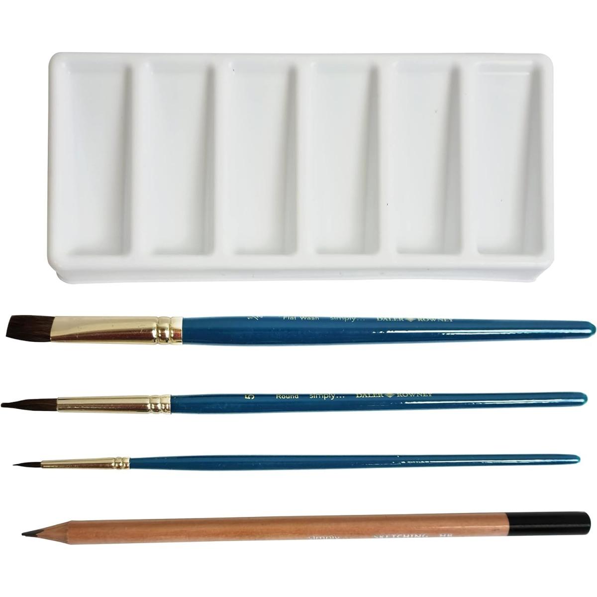 Daler rowney simply watercolour set - 25 pcs