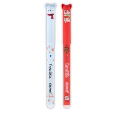 Penne gel cancellotta christmas edition  2 pz colourbook