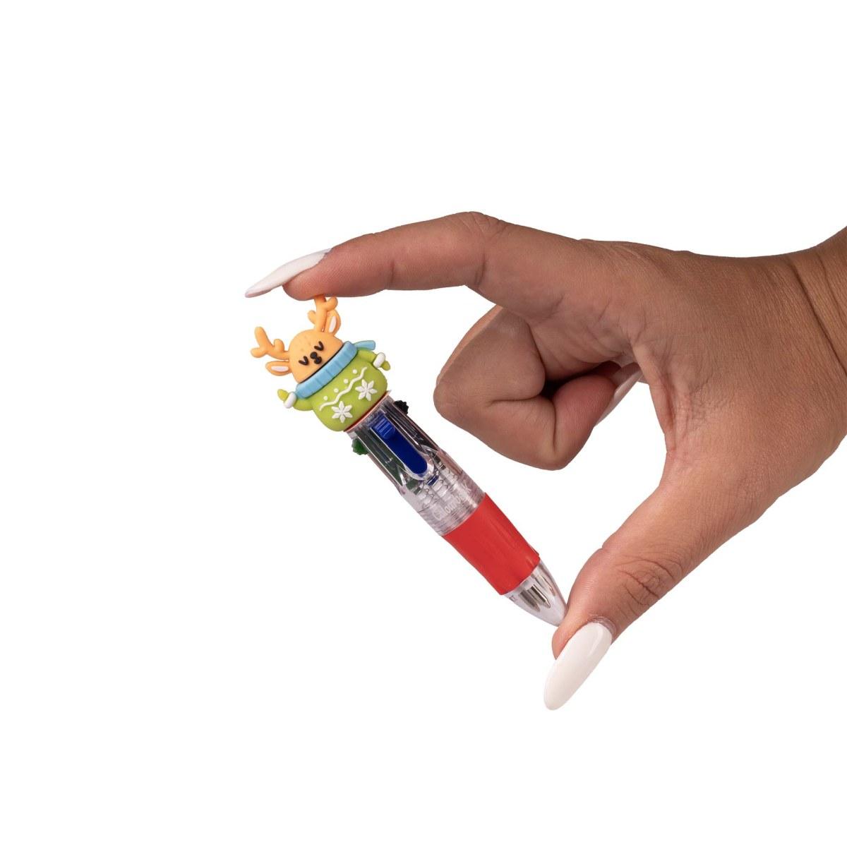 Mini penna 4 colori - la fabbrica degli elfi colourbook