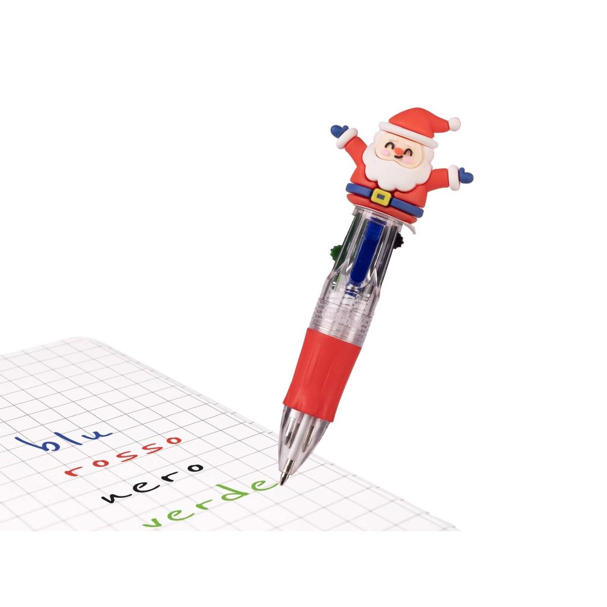 Mini penna 4 colori - la fabbrica degli elfi colourbook