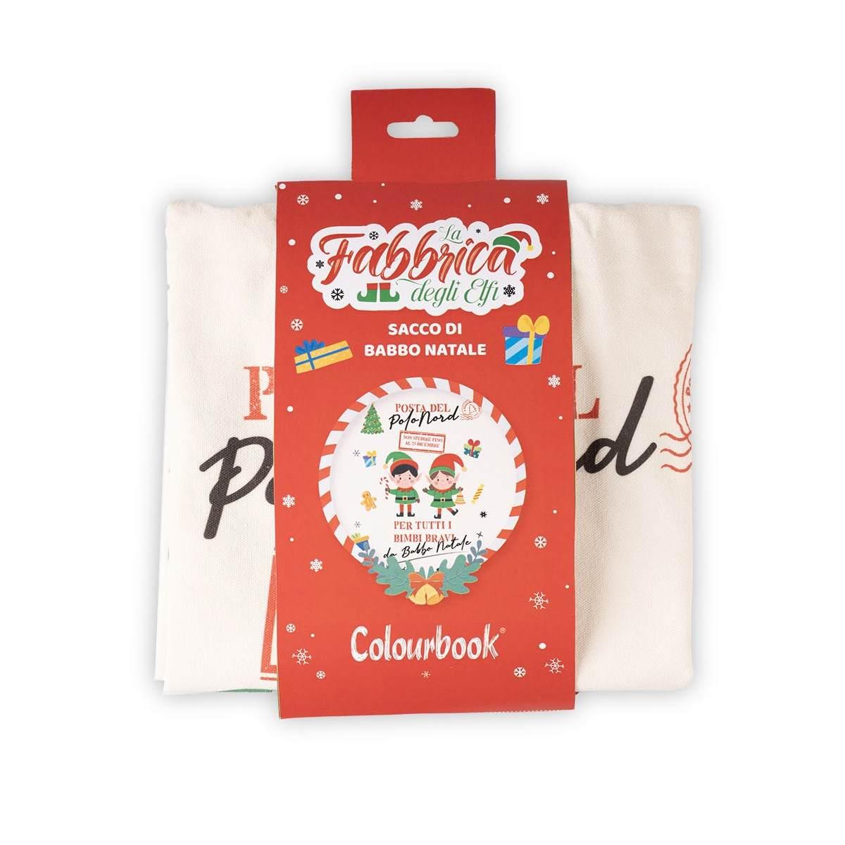 Sacco di babbo natale  la fabbrica degli elfi colourbook