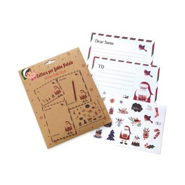 Kit lettera santa claus - 5 pz