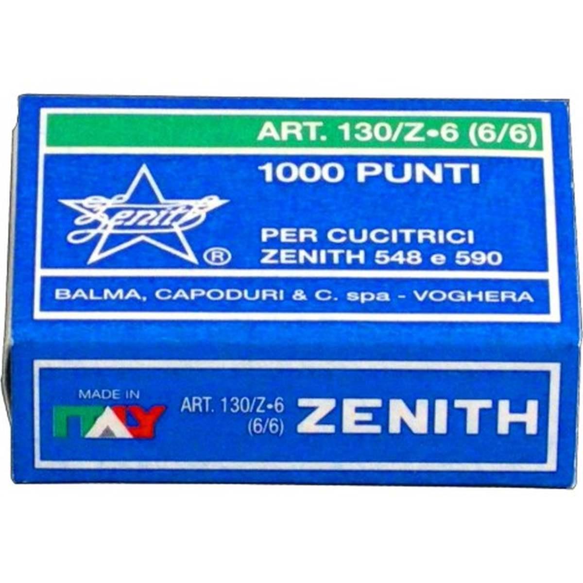 Zenith punti per cucitrici 548 e 590 - 6/6 130/z6