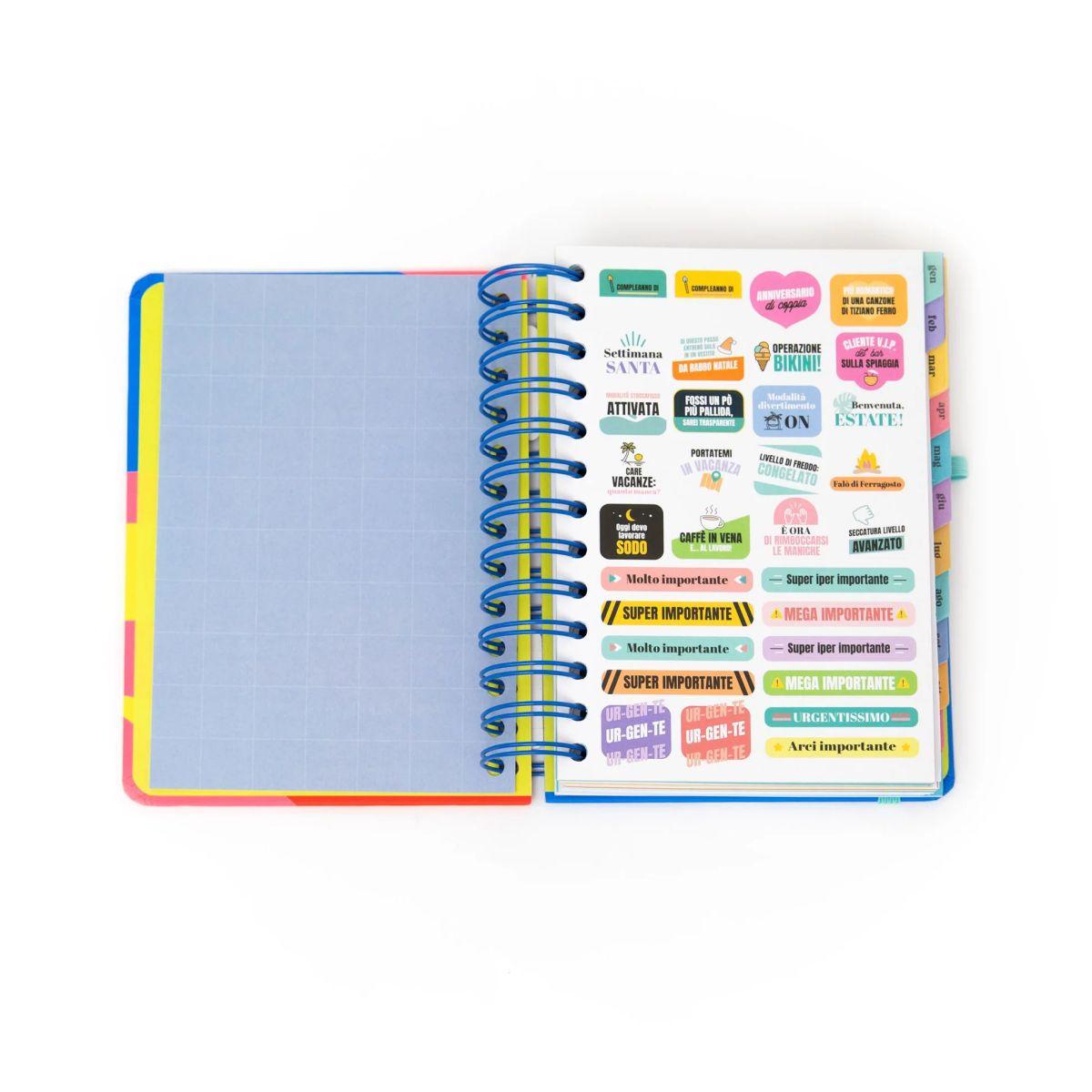 Agenda wonder piccola 2026 giornaliera - quando si chiude una porta, si apre l'agenda