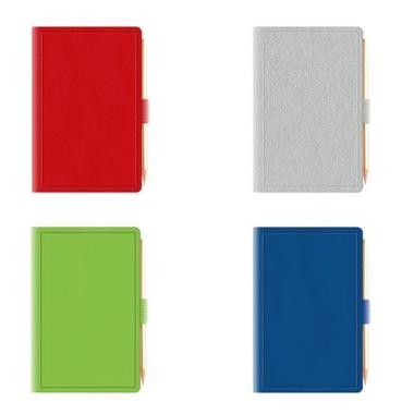 Agenda bigionaliera datasca due - maiori - 7 x 10 cm - completa di matita