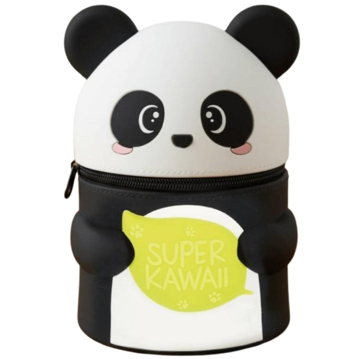 Legami super kawaii - 2 in 1 - silicone pencil case - panda