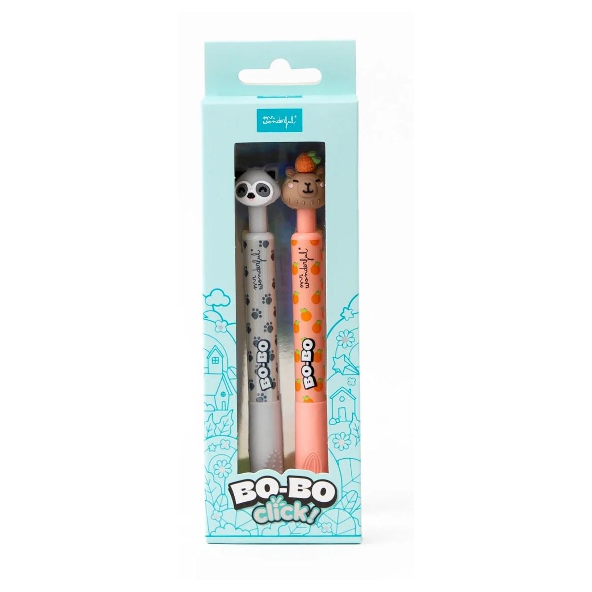 Set di 2 penne cancellabili bo-bo click!