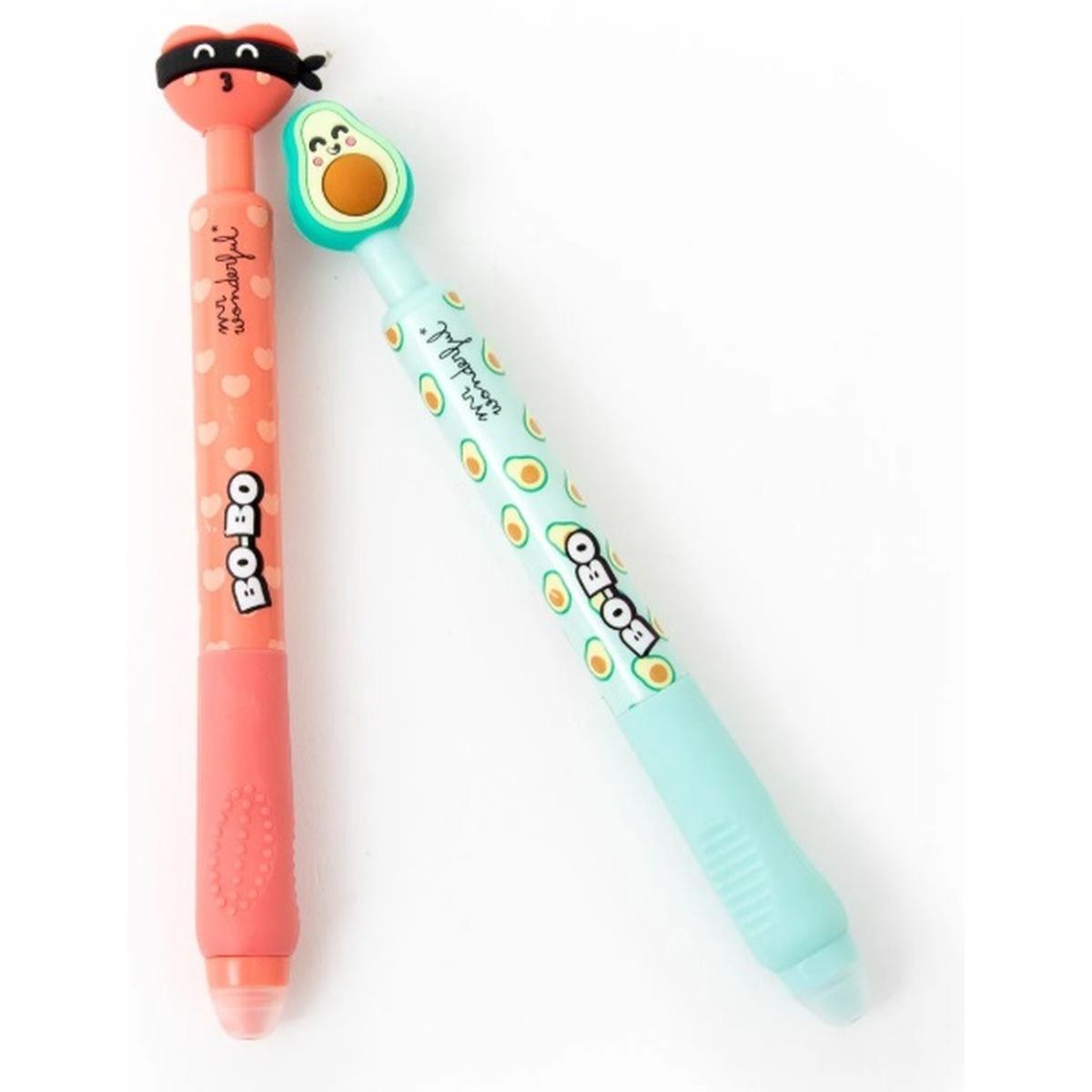 Set di 2 penne cancellabili bo-bo click!