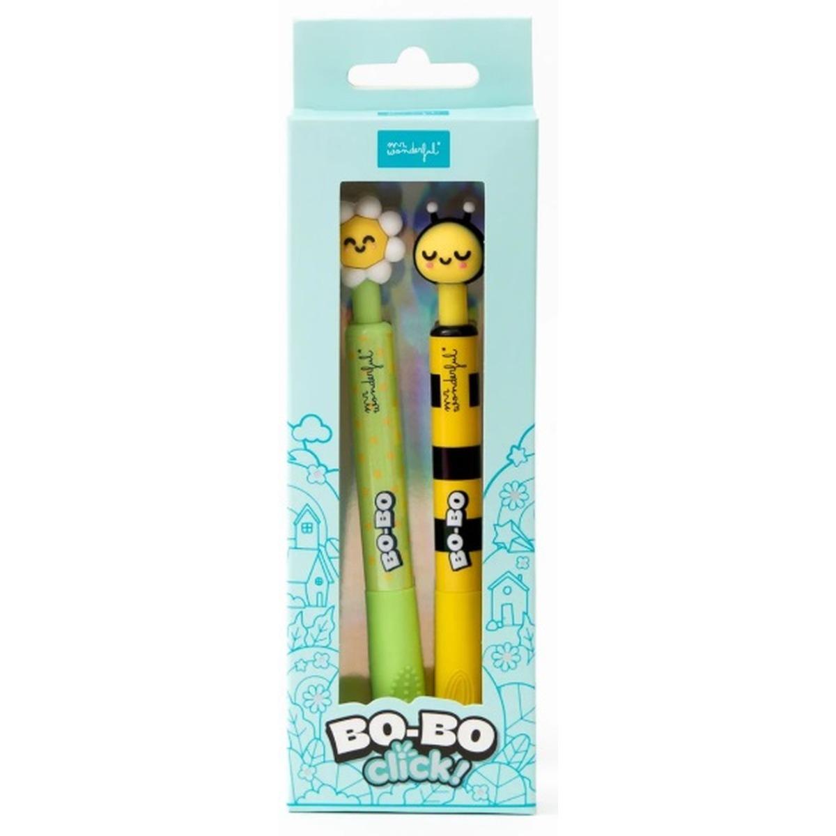 Set di 2 penne cancellabili bo-bo click!