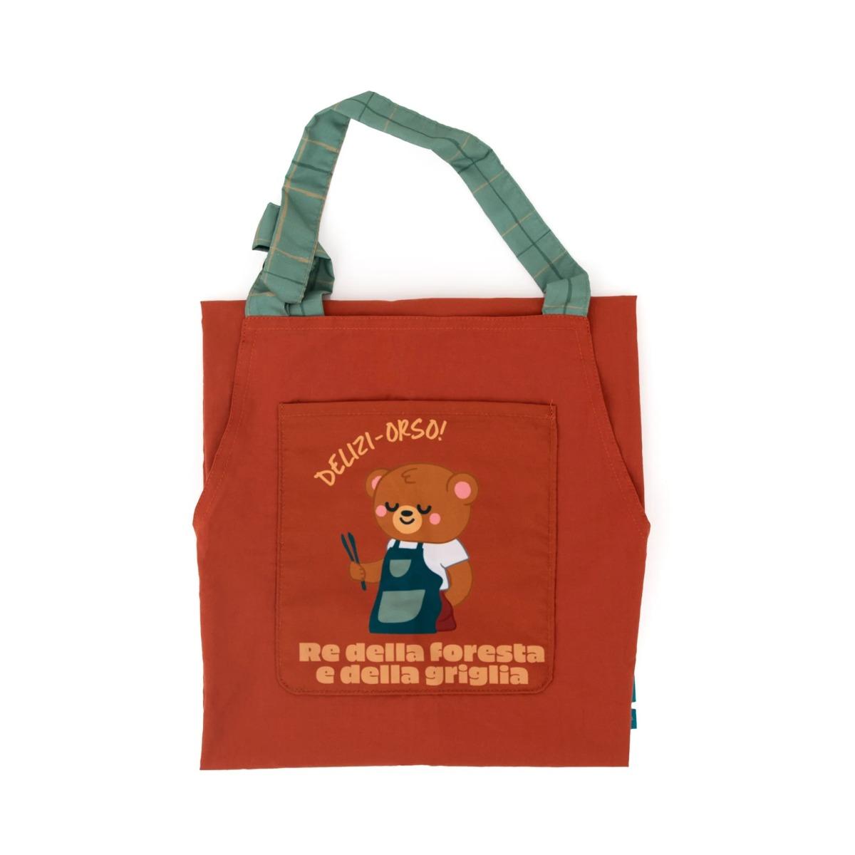 Grembiule - re della foresta e della griglia