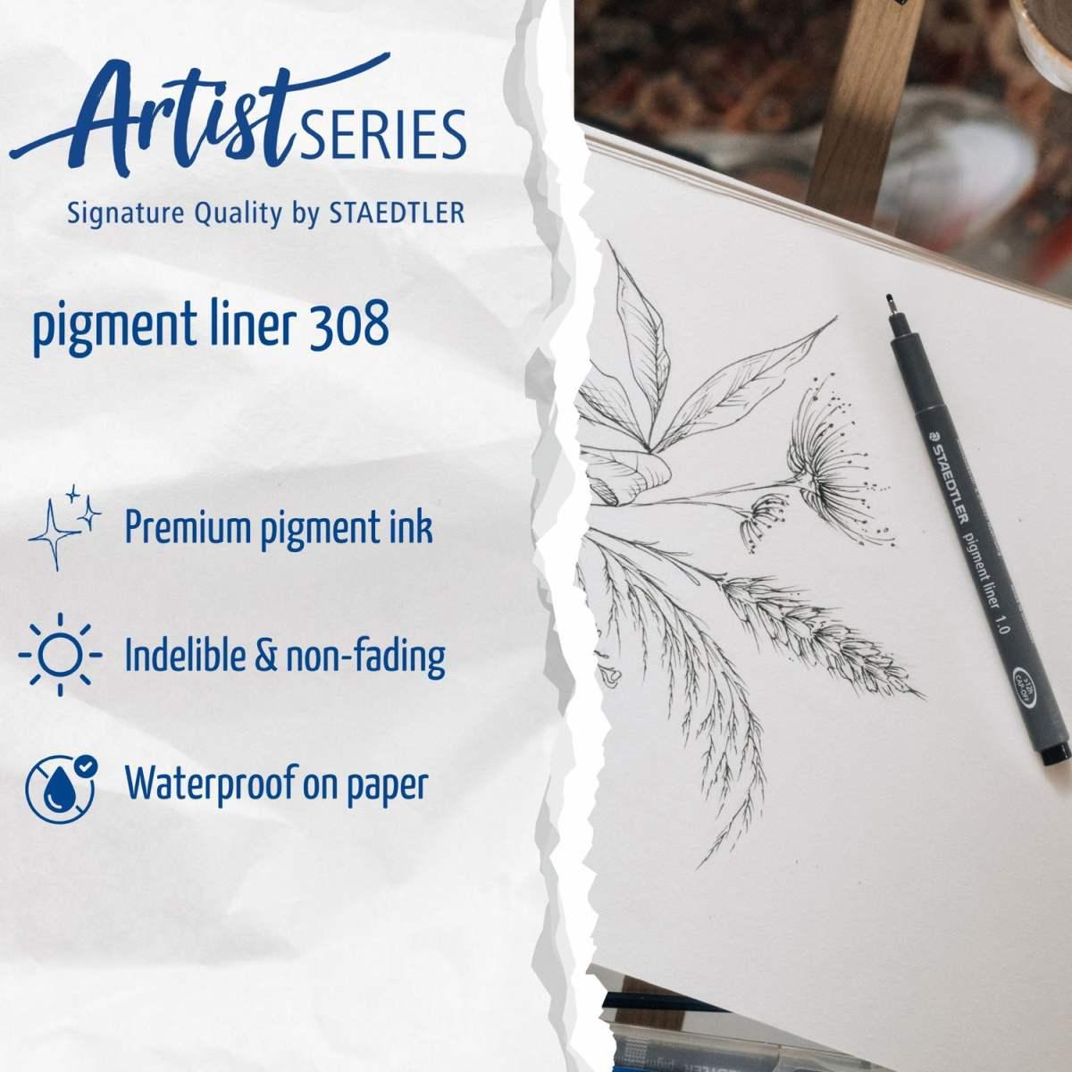 Staedtler pigment liner 308 - pennarello a punta fine