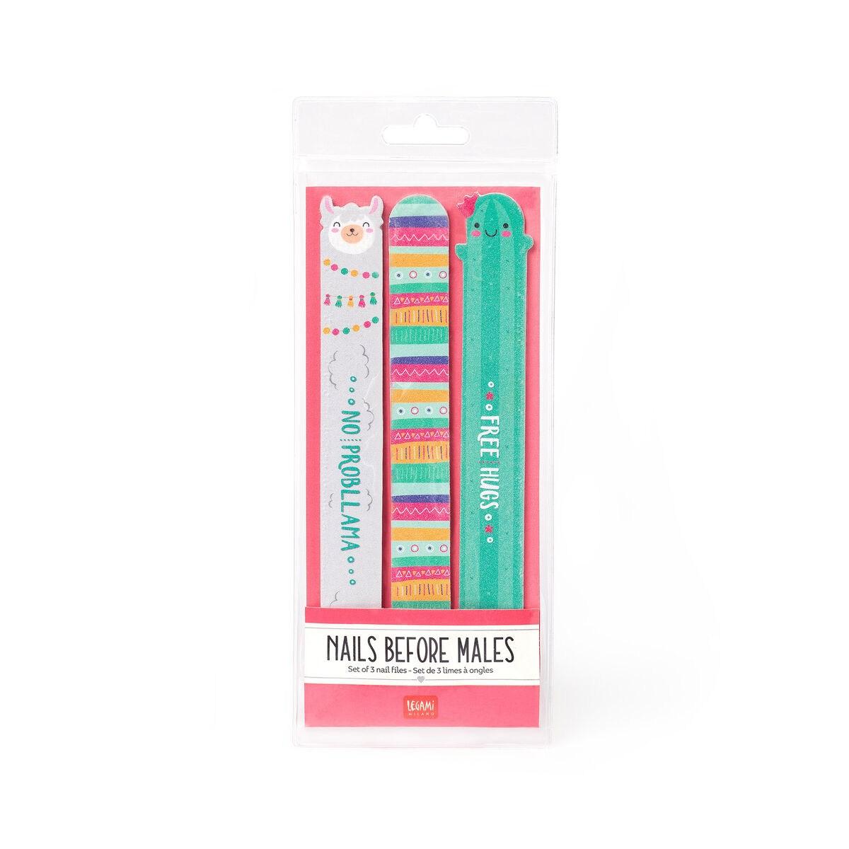 Legami nails before males - set of 3 nail files