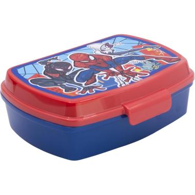 Portapranzo in pvc spiderman - 17 x 14 x 6 cm